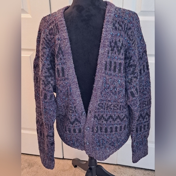 Vintage Ceto Uomo Men's Cardigan Sweater    Size XL - Picture 1 of 6